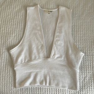 White Wilfred free crop top.
